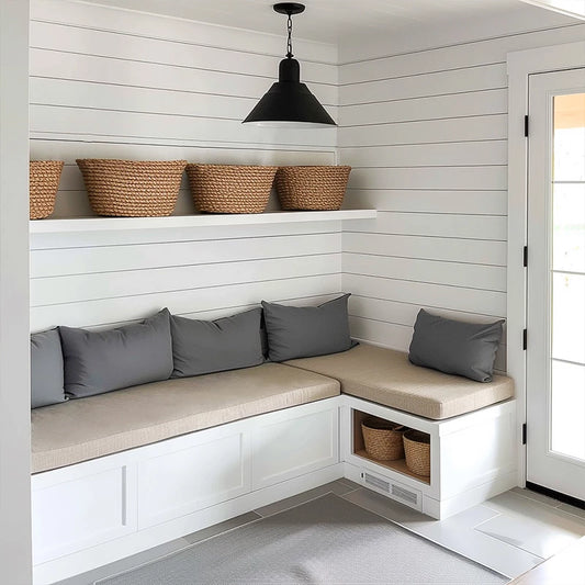 DETIBLUE Breakfast Nook Cushions