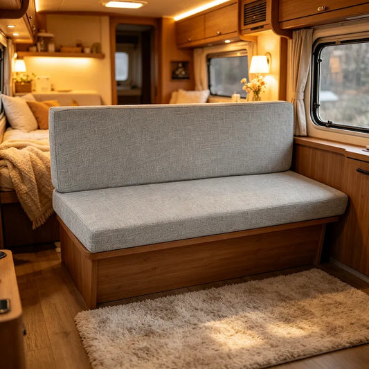 DETIBLUE Custom RV Camper Seat Cushion Elevated Road Comfort