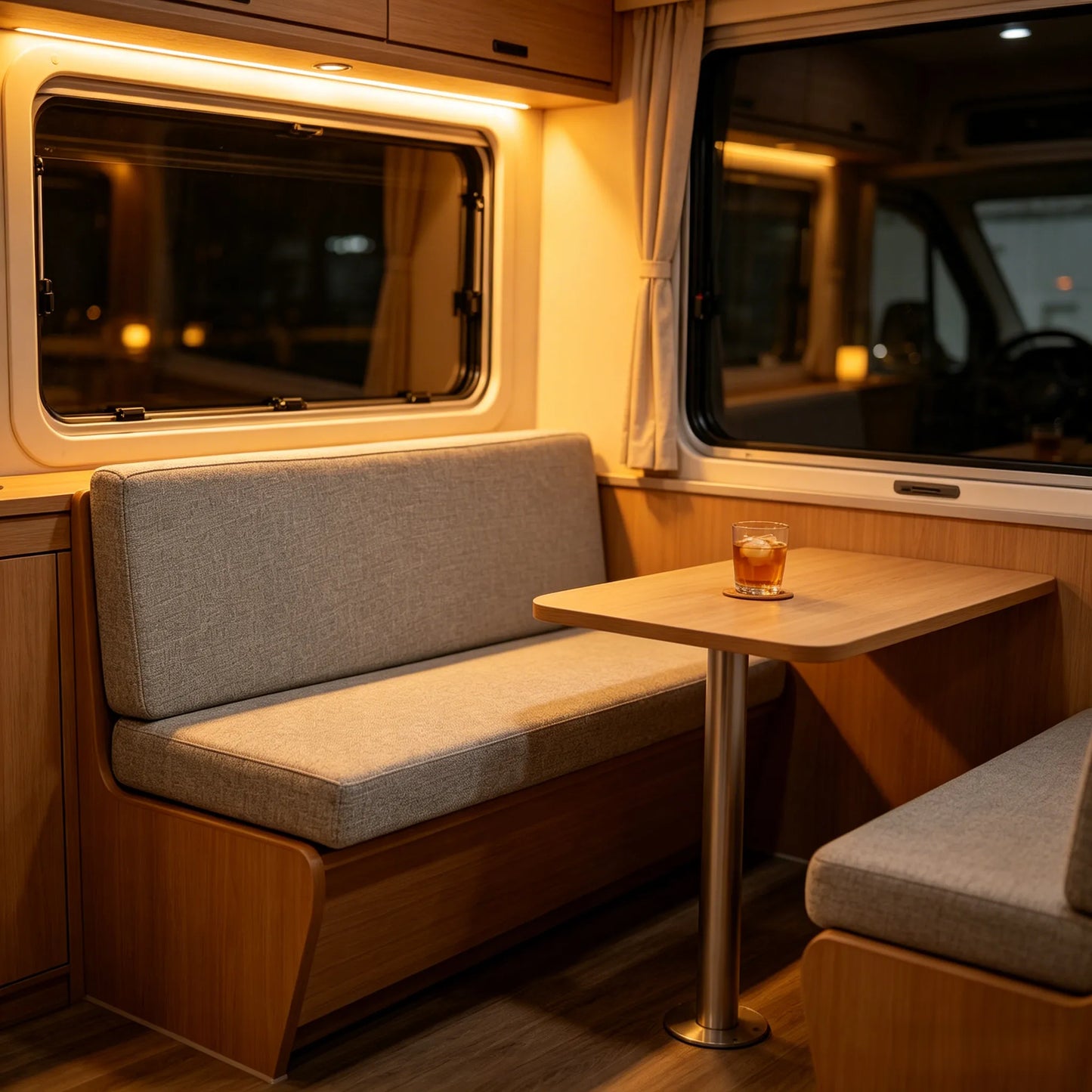DETIBLUE Custom RV Camper Seat Cushion Elevated Road Comfort