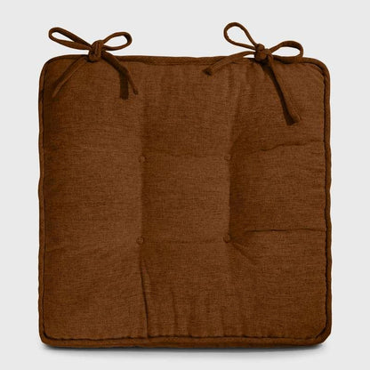Deep brown Chair Cushions For Dining Chairs is well collocate with your indoor furniture | Rulaer