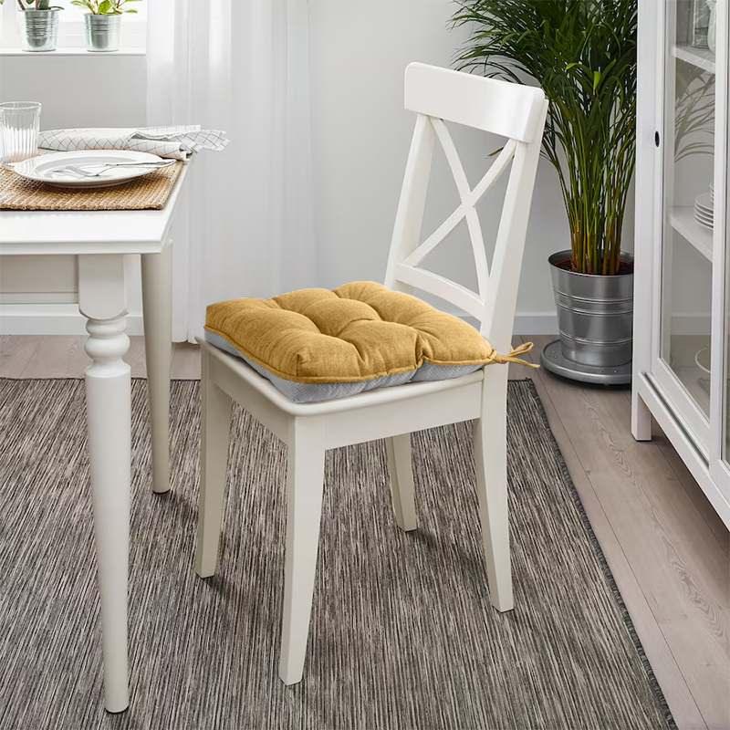 Dinette Chair Cushions with Ties can be used in dining chairs | detiblue