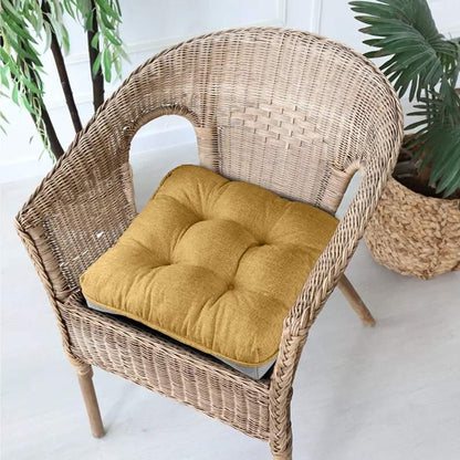 Dinette Chair Cushions with Ties can be used in rattan chairs | detiblue