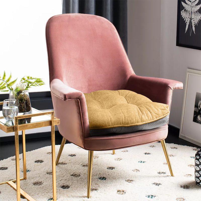 Dinette Chair Cushions with Ties can be used in upholstered dining arm chair | detiblue