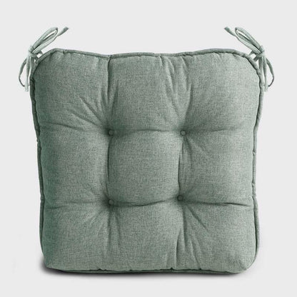 Light green Dinette Chair Cushions with Ties | detiblue