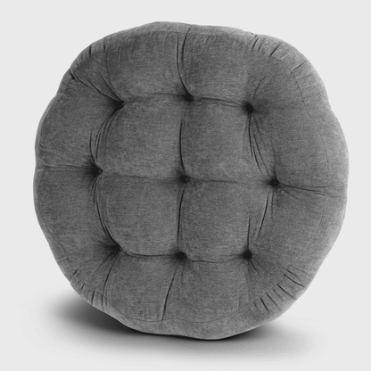 Office Round Floor Cushion with Light gray color could be used in your living room floor, office floor, reading room floor, resting room floor, lawn pillow, etc. | Rulaercushion