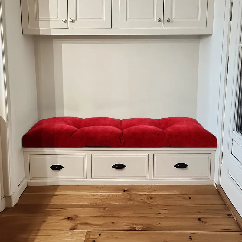 Custom Tufted Bench Cushions | Indoor/Outdoor | 100+ Fabrics | DETIBLUE